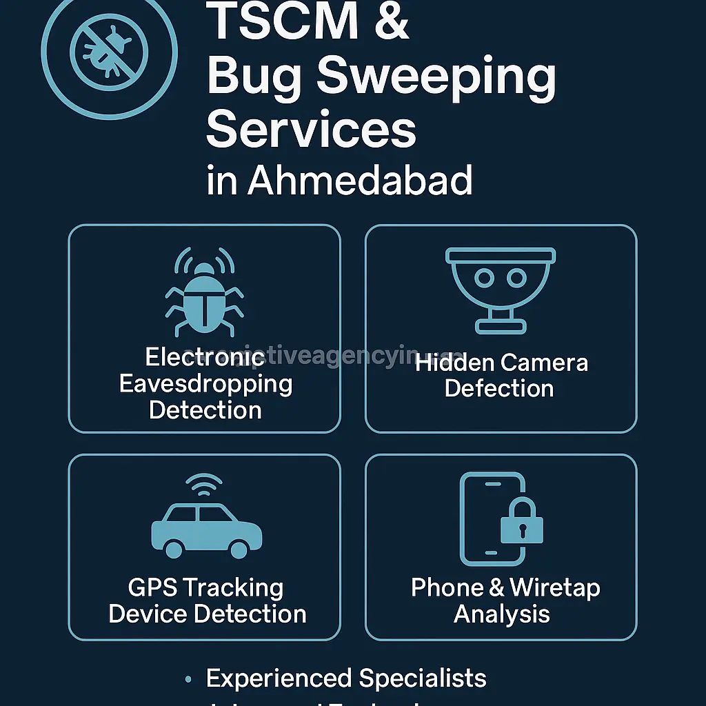 tscm bug sweeping services in ahmedabad