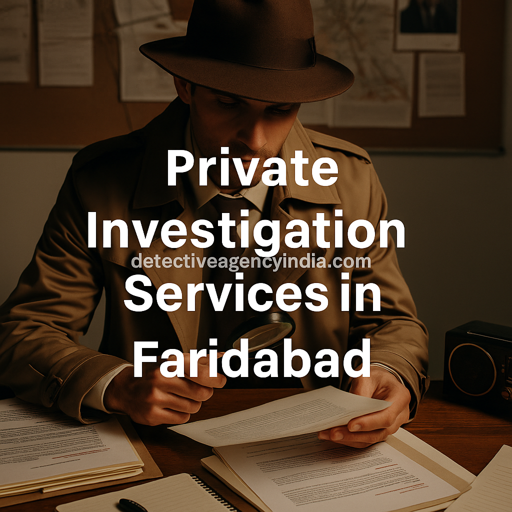 detective agency in faridabad
