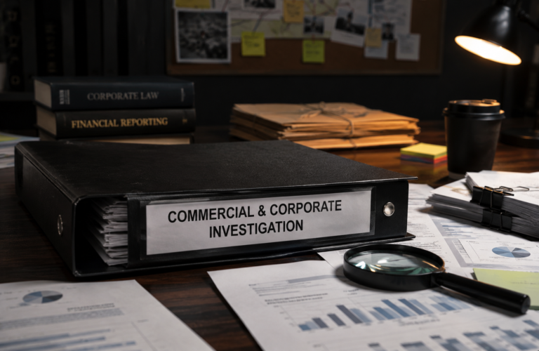 COMMERCIAL & CORPORATE INVESTIGATION