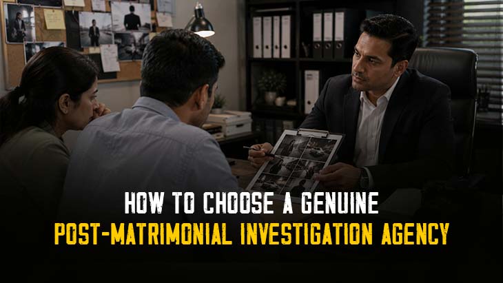 How to choose a genuine post-matrimonial investigation agency in India with expert tips on credibility, confidentiality, and professional detective services.
