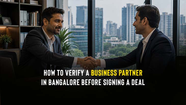 Verify a Business Partner in Bangalore